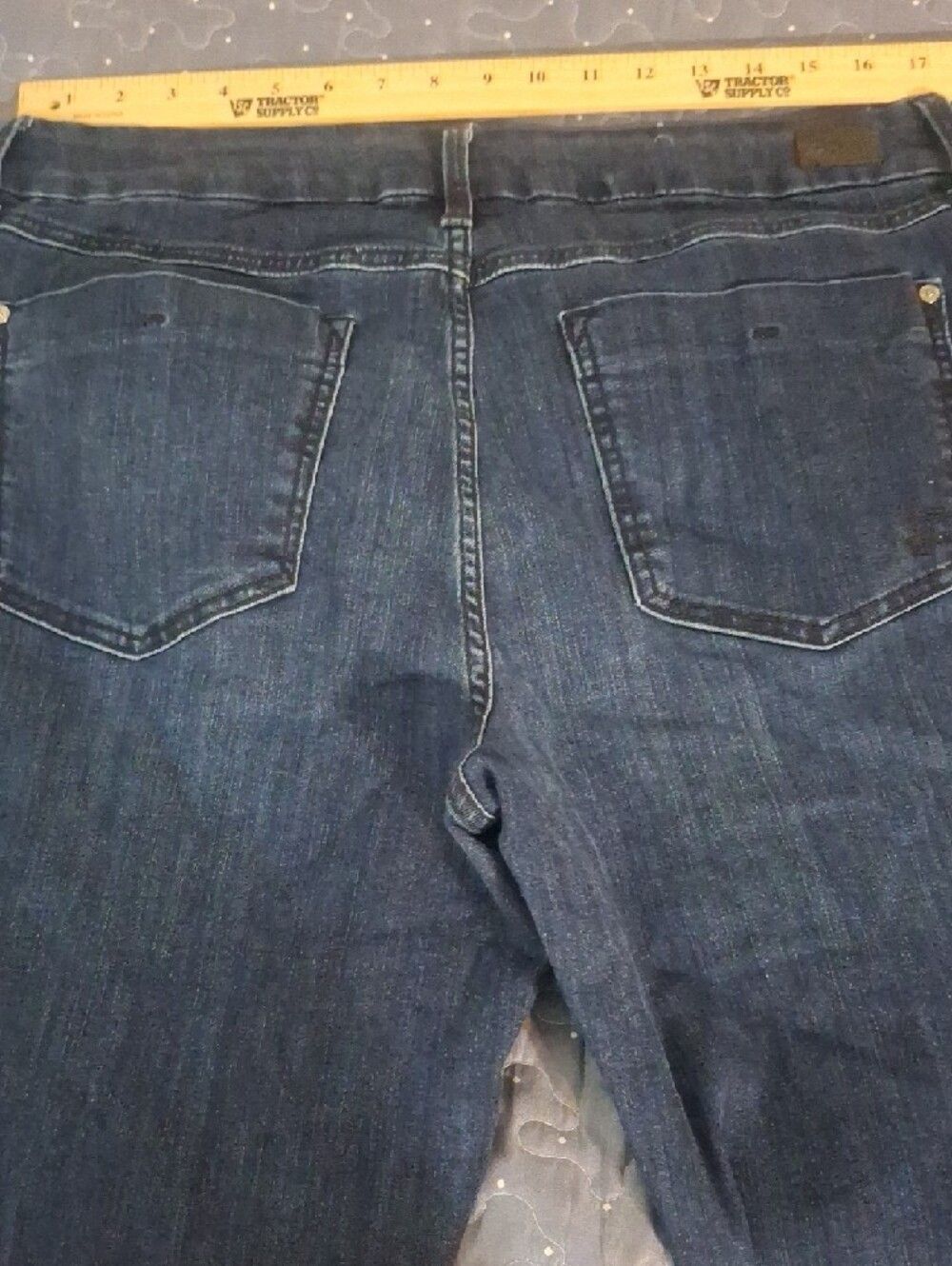 Seven7 Tummy-Less High Rise Boot Jeans size 16 - Picture 5 of 7